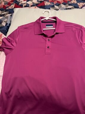 Jack Nicholas Men's Performance Polo - Bright Fuchsia